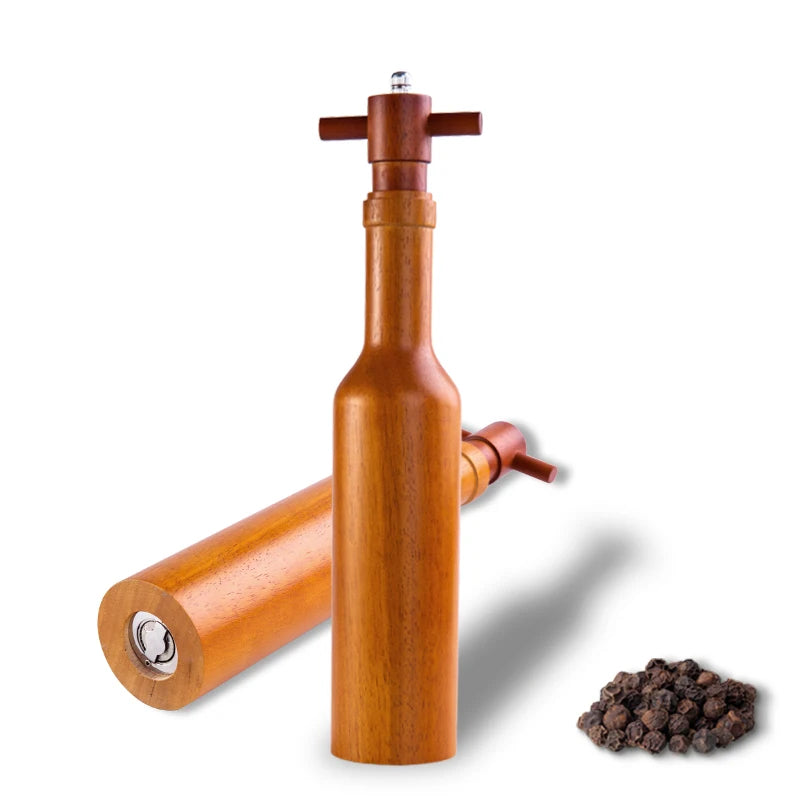Customized Modern Eco-Friendly Big Wooden Pepper Mill with Adjustable Coarseness for Salt & Pepper Grinder