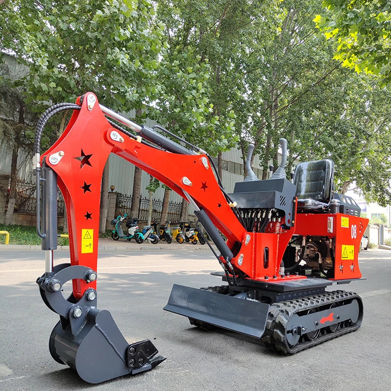 Mini Digger with Snow Blower New Mini Digger Mini Excavator