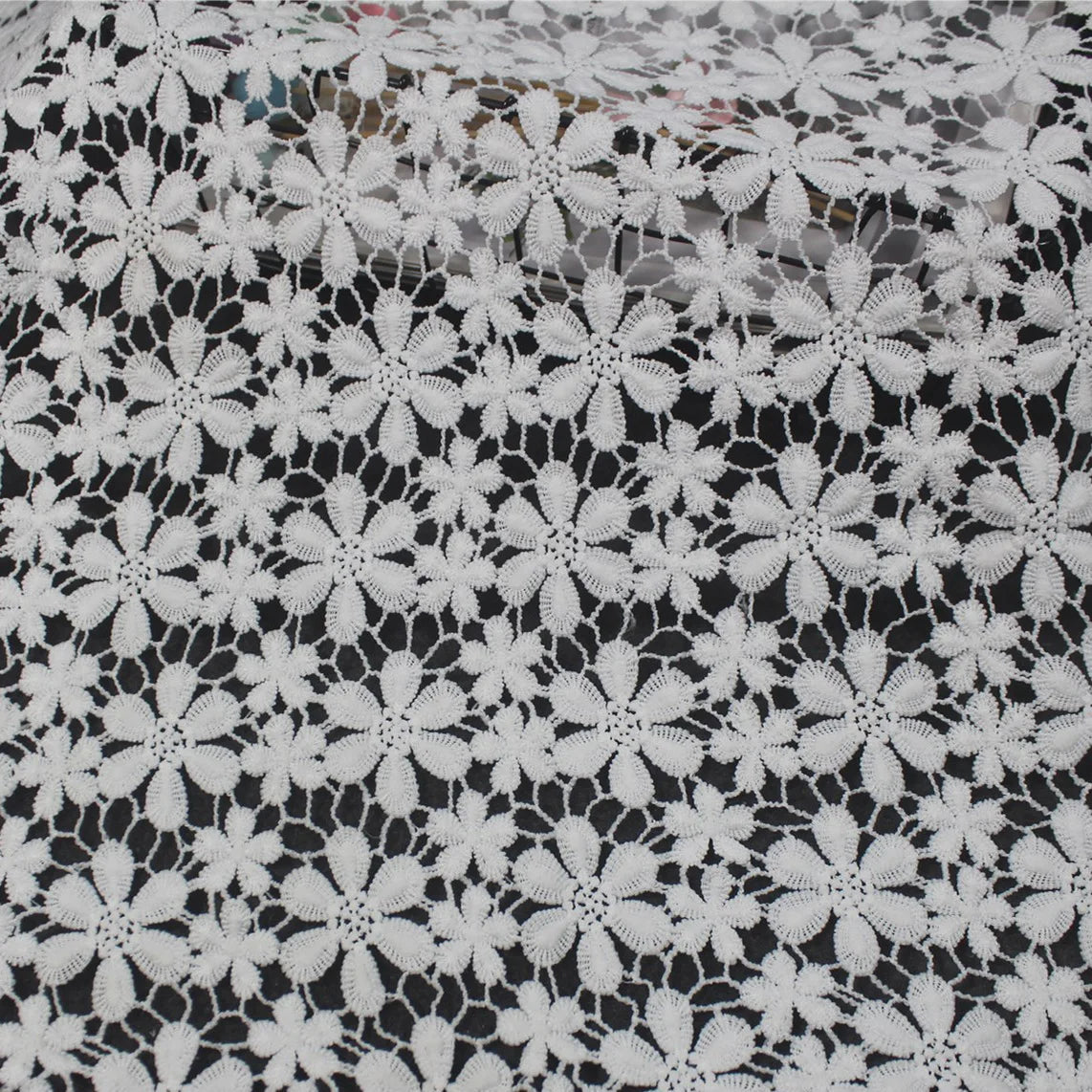 Beautiful African Floral Guipure Lace Fabric Nigeria Party Dress Lace Fabric