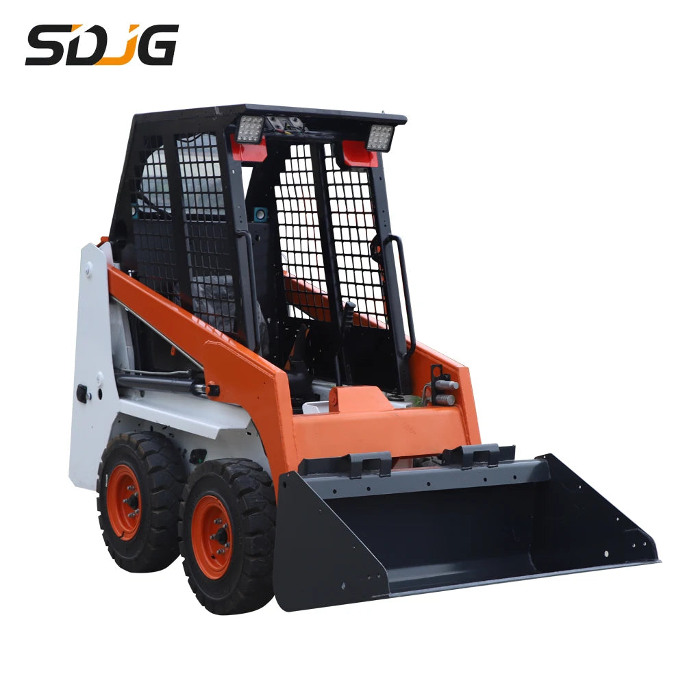 China Manufacturer Certified Factory 700KG Mini Skid Steer Loader for Sale Skid Steer Track Loader