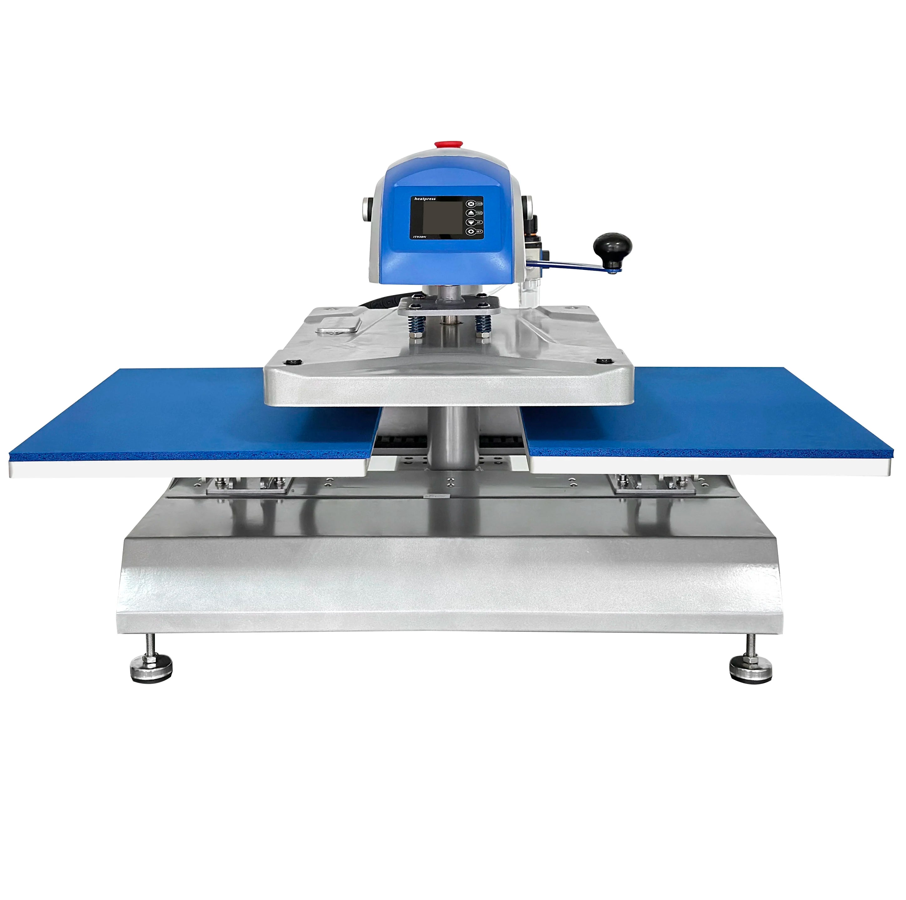16x20 Pneumatic Heat Transfer Machine Dual Station 40x50cm Tshirt Sublimation Printing Heat Press With Plate Type Usage
