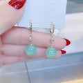 AA00209 Fashion Elegant Pearl Diamond Earrings Women New Trend Simple Light Luxury Earring Sense of Luxury Earrings Jew