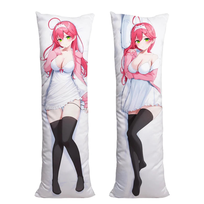 Factory Anime Sexy Girls Dakimakura Hugging Pillow Case Genshin Impact Yae Miko Vtuber Home Hotel Geometric Custom Print 100%