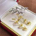 E1828 11-12mm DIY Natural Freshwater Pearl Charm Earrings Mounting Accessory 925 Sterling Silver Gold Plated  Jewelry for Women