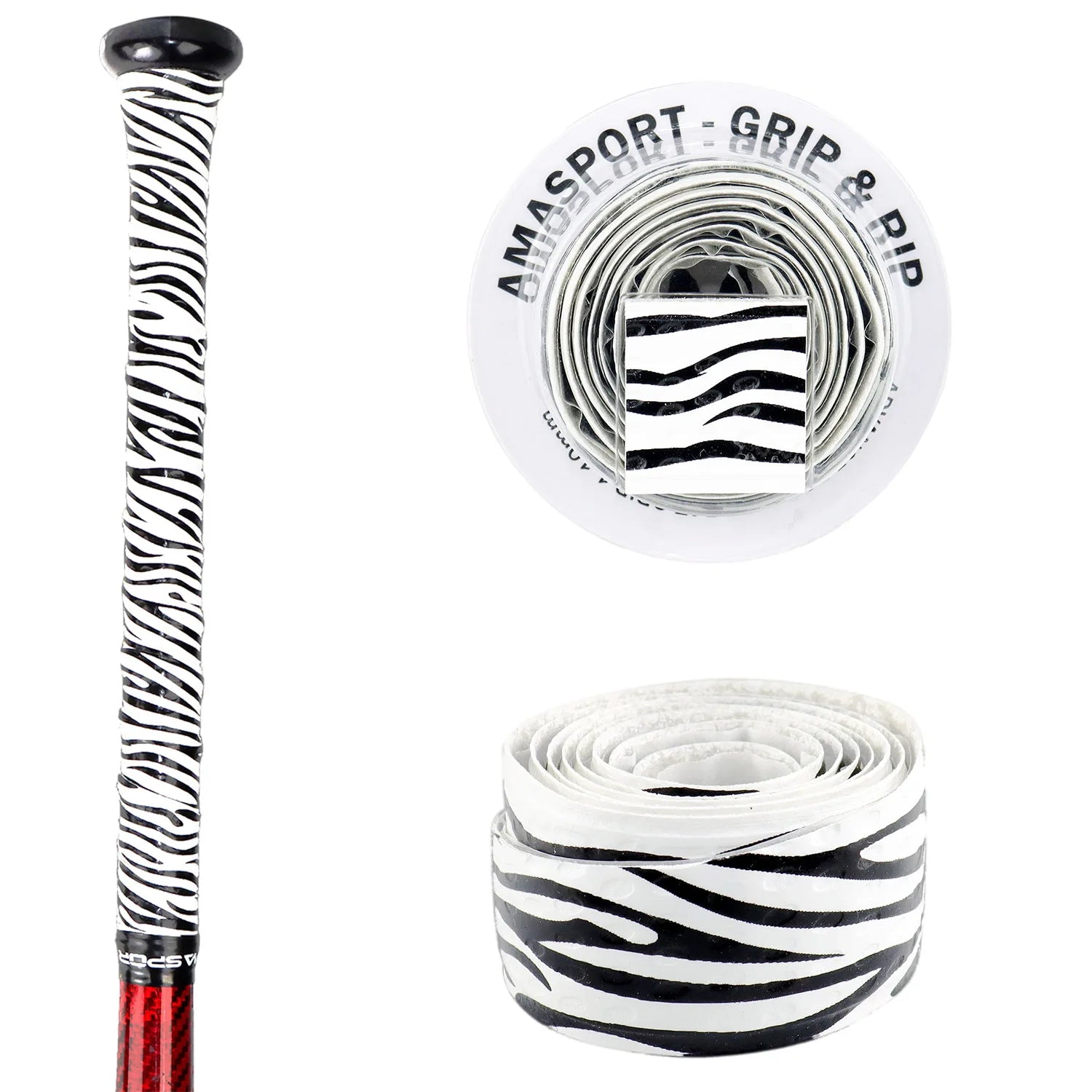 AMA SPORT Custom Logo New Arrival Debossed Pattern Ready to Ship Grip De Bate De Beisbol Baseball Bat Grip