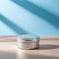 Aluminum Container Cosmetic Cream Packing Jar Hand Creams Face Lotion with Screw Cap for Essential Oils Storage