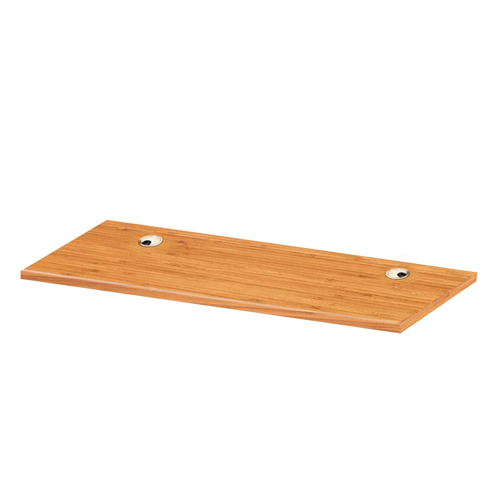 100% One-Piece Adjustable Solid Bamboo Standard Countertop Dining Tabletop Desk Table Top Only for Standing Desk Home Office