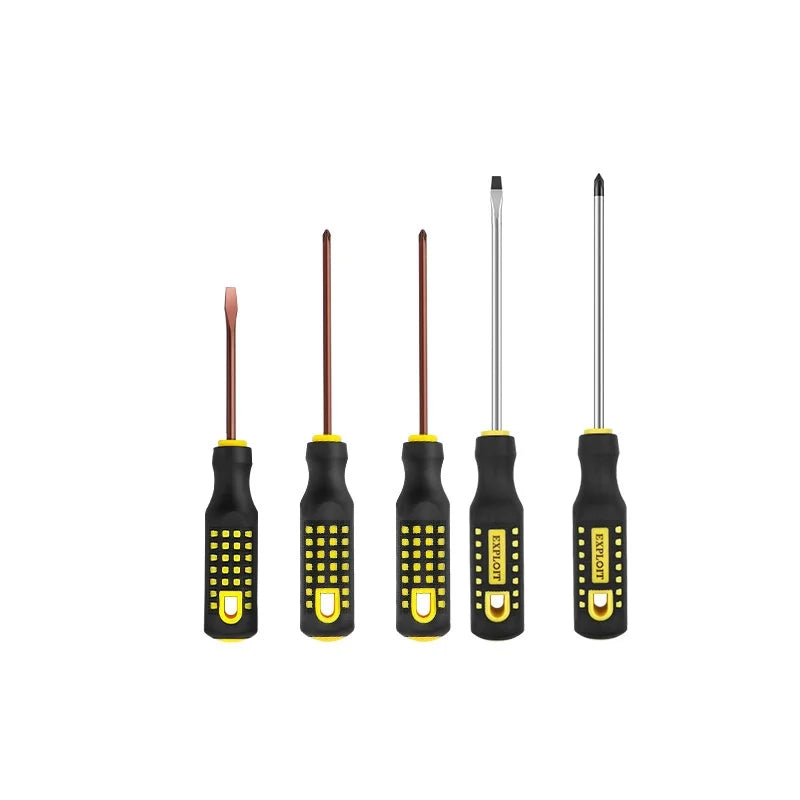EXPLOIT Comfortable Case Magnetic Driver Manual Screwdriver Set Multifunction Precision Industrial Screwdriver