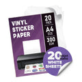 Fanyi Plastic Rolls Glossy Jet Ink A4 Holographic Glitter Hologram Die Cut Stickers Printable Vinyl Sticker Paper Roll