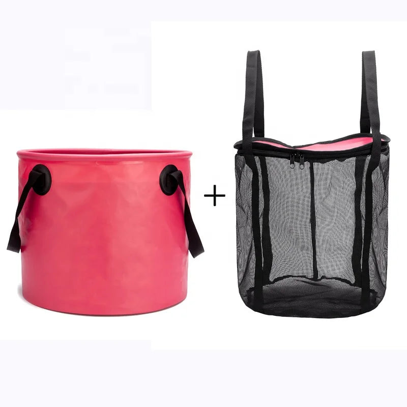 New Arrival Large PVC Collapsible Water Bucket Premium Fold up Bucket for Fishing Camping Custom Water Container