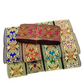 5cm Home Textile Sewing Bag Material Upholstery Flower Jacquard Ribbon Trimming Decorative Costume Stage Clothes Webbing Lace