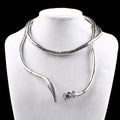 Flexible Punk Snake Necklace Choker Dragon Necklace