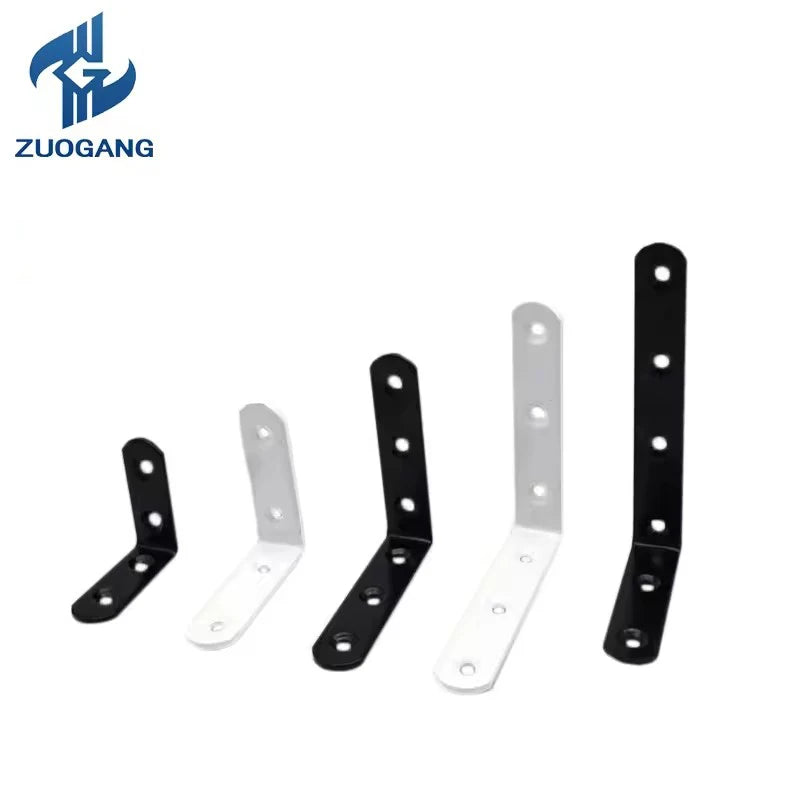 Zuogang Industrial Single-Side Triangle Bracket Metal Furniture Connector with Powder Coating