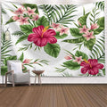 Custom Landscape Wall Hanging Summer Green Plant Tapestry Blankets Fabric Decor Yoga Mat Carpet Bedroom Rug