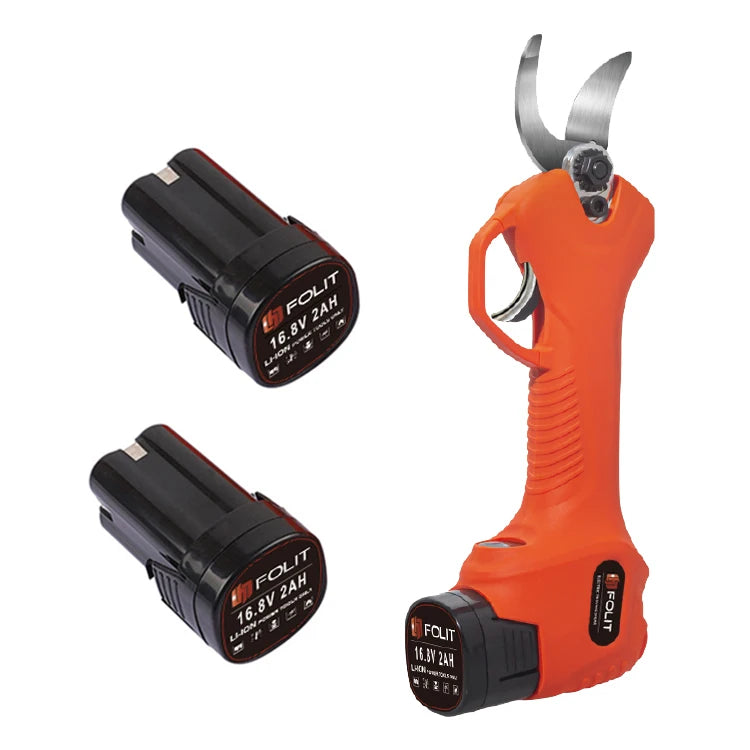 Ready Ship Cordless Electric Pruning Shear Rechargeable Battery 28mm 1\" Cutting Diameter Industrial Plastic Rubber Tree Branch