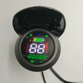 Electric Bicycle DASHBOARD Scooter Round Display+windshield Speed Meter 48V60V72V General Instrument MOTORBIKE CONVERSION PART