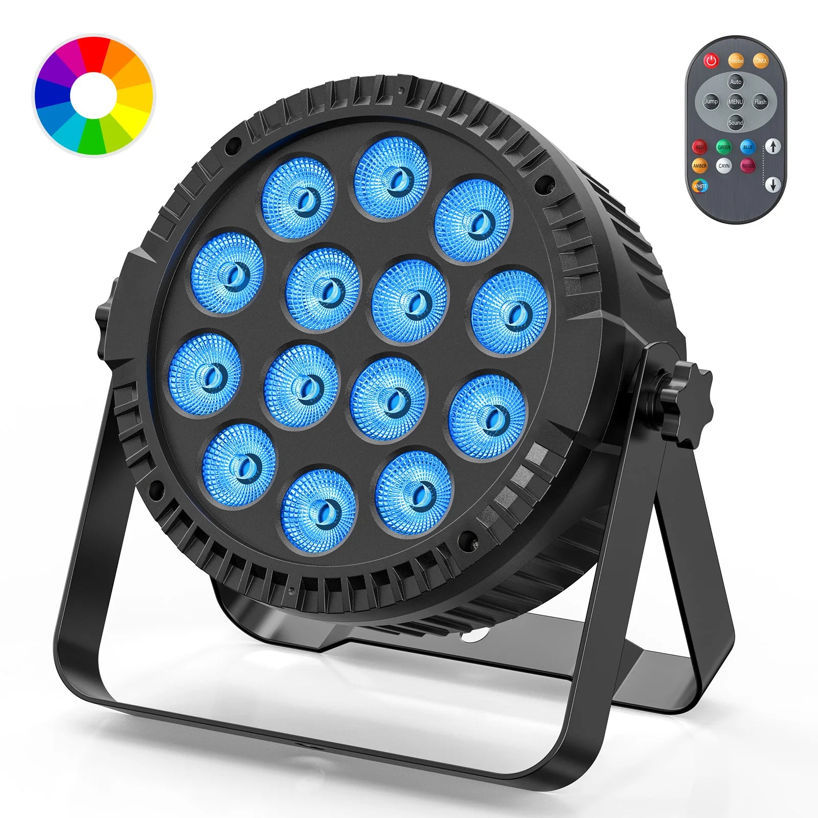 U King 80w RGBW 4 in 1Par up Lighting Wedding 14 Leds Stage Lighting Effect Equipment for Wedding Disco KTV RGB LED Par Lights