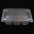 CHUAN HE PET Clear Deli Packaging Plastic Container Tray Lid for Cake Salad Takeaway Container