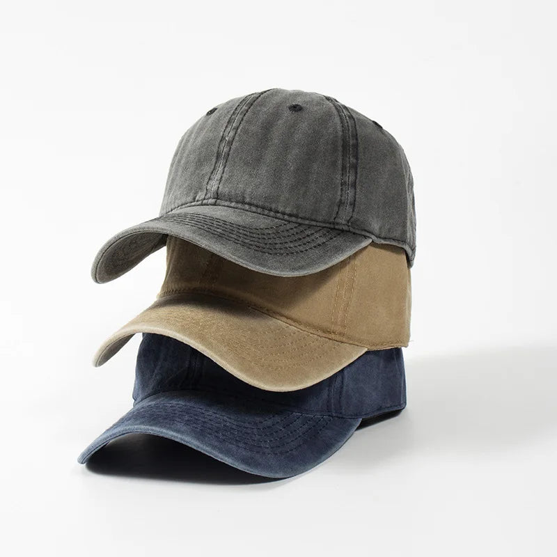 100% Cotton 6 Panel Unstructured Dad Hat Custom Logo Blank Plain Washed Baseball Sports Cap