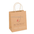 Anteng Packaging Bags Personalize Paper Bags Supplier for Takeaway Food Retail Macarons Chocolate Shops Brown Kraft Paper Bags