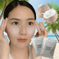 Natural Coconut Fermentation Vitamin C Green Tea Seaweed Eye Mask Private Label Collagen Vegan Bio Cellulose Sheet Eye Patches
