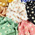 New Fashion Design 2024 Chiffon Flower 100% Polyester Fabric for Women's Dresses Shawls