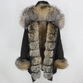OFTBUY Waterproof Long Parka Winter Jacket Women Real Fur Coat Natural Fox Fur Collar Hood Thick Warm Streetwear Detachable New