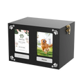 Wooden Letter Pet Urn With Picture Frame Memorial Urn With Removable Small Animal Funeral Picture Frame Pet Urn