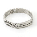 New Simple Titanium Steel Jewelry Wholesale Stainless Steel Men's Gold Fashion Bracelet