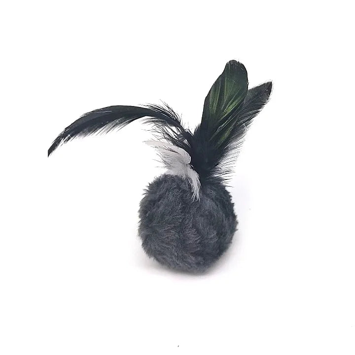 DIY Cat Tree Replacement Turntable Cat Teaser Toys Catnip Balls With Catnip and Feather