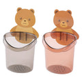 Bathroom Toothbrush Holder Cup Set Bear Wall Hang Mouthwash Organizer Toothpaste Storage Racks