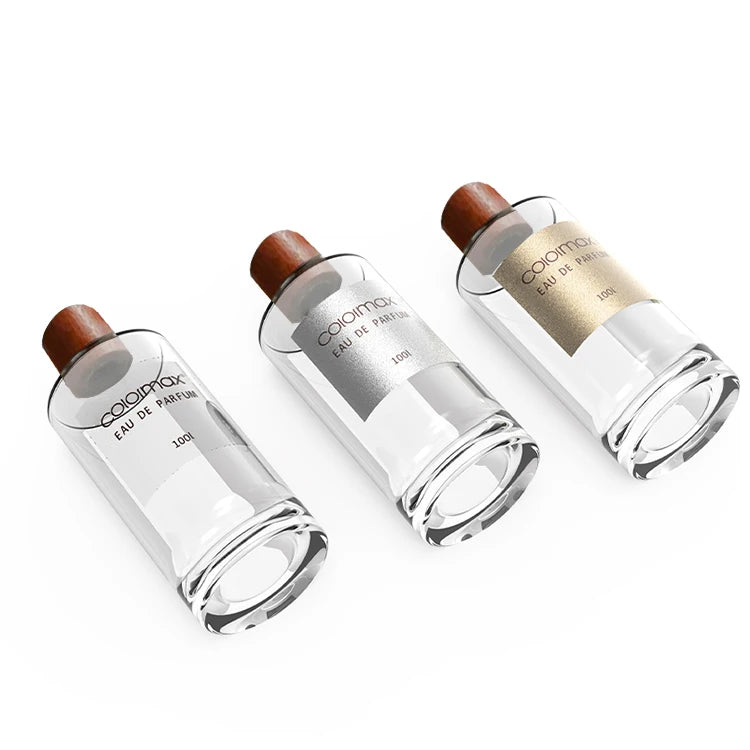 2025 Luxury Frosted Glass Perfume Bottles with Custom Cap Refillable and Free Sample Available