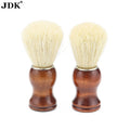 Wood Handle Synthetic Hair Hair Salon Shave Brush for Safety Shaving Razor