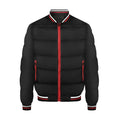 Autumn Men's Vintage Golf Jacket Zipper Stand Collar Quick Dry Breathable Cotton Filled Polyester/Cotton Shell Cotton Lining