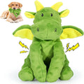 Pet Squeaky Plush Toy Cartoon Green Dinosaur Boredom Companion Bite-resistant Sound Interactive Dog Toy