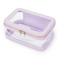 KONCAI High Quality Clear Vinyl Makeup Bag Organizer Portable Travel Toiletry Cosmetic Case Transparent Make up Pouch