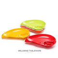 Factory Cheap High Quality Dinnerware Melamine Chaffing Dishes Serving Plates French Fry Plates With Dip