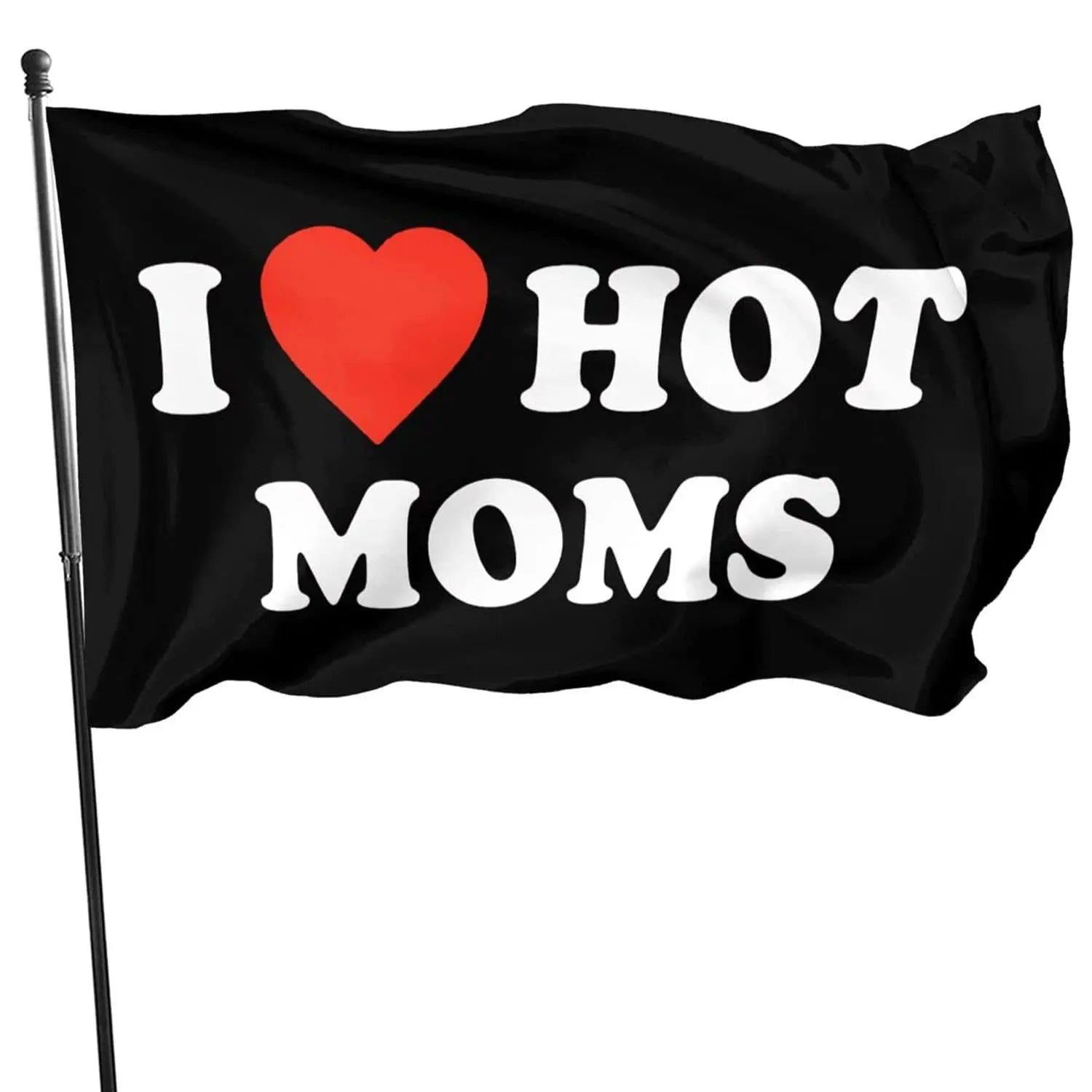 Wholesale Custom Size Mother's Day Flag 100% Polyester Digital & Letterpress Double-Sided Printed Hanging Style Hot Mom Flags