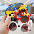 Summer Girl Boys Cute Sunglasses Cartoon Animal  Outdoor Children Lovely Vintage Sunglasses Protection Classic Kids