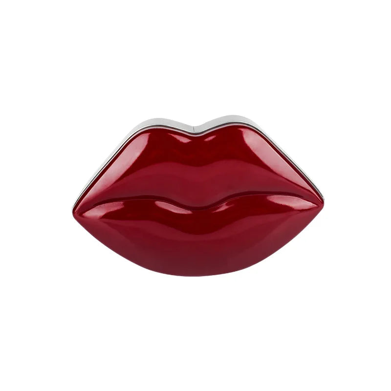 Stock Colorful Luxury Kiss Valentine Frosted Tin Cookie Box for Candy Chocolate Chewing Gum with Makeup Packaging