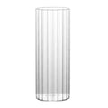 Vertical grain glass coffee cup high value highball cup cold drink cup glass cocktail glass