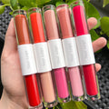 58 Colors Double Ended Glossy Matte Makeup Lip Gloss Custom Lip Gloss Private Label