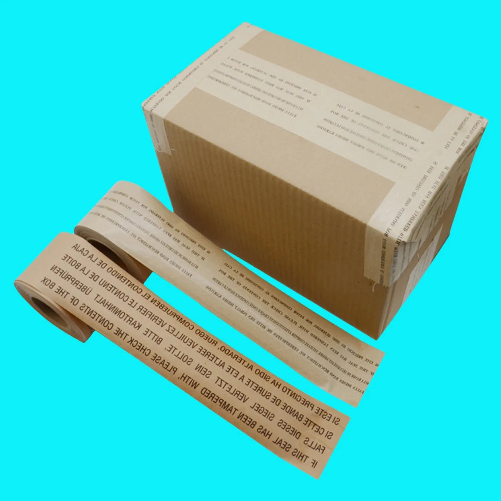 Eco-friendly Biodegradable Printed LOGO Water Activated Kraft Tape