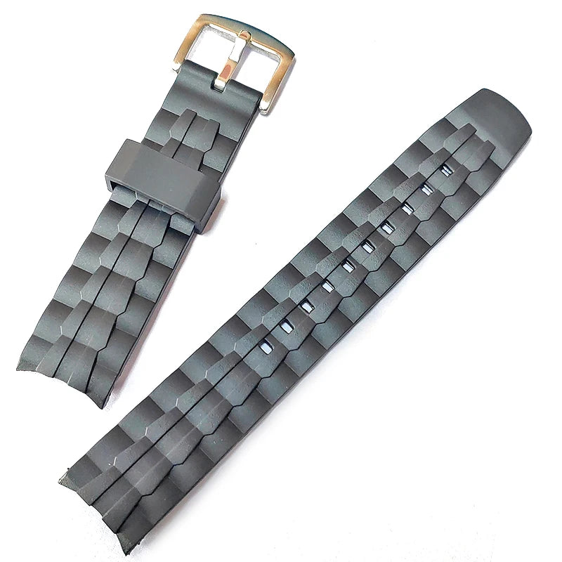 For Ef550 Rubber Pu Silicone Watch Band Watch Strap