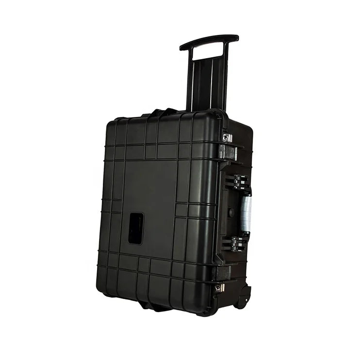 GD5014 Waterproof Protective Case Hard Compact Camera Case With Retractable Pull Handle and Rolling Wheels