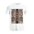Wholesale Polynesian Tongan Island Print Cotton Man T-shirt 100% Cotton Mid Weight Men's Crewneck Tee Classic T-shirts for Men