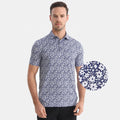 Custom Logo Polyester Spandex Breathable Polo Tshirt Men's Casual Golf Polo Shirt With 3D Digital Printing