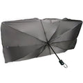 FEAMONT Anti-uv Portable Car Sunshade Cover UV Resistant Foldable Car Umbrella Luxury Carton Box Folding Metal Frame Manual