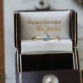 Luxury Simple Elegant INS Gold Plated 925 Sterling Silver Triangle Sky Blue Zircon Engagement Finger Rings for Women Jewelry