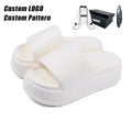 Trendy Winter Soft Home Slides High Heel Platform for Slippers with Lighted Anti-Slip Feature Custom Logo Light Weight EVA